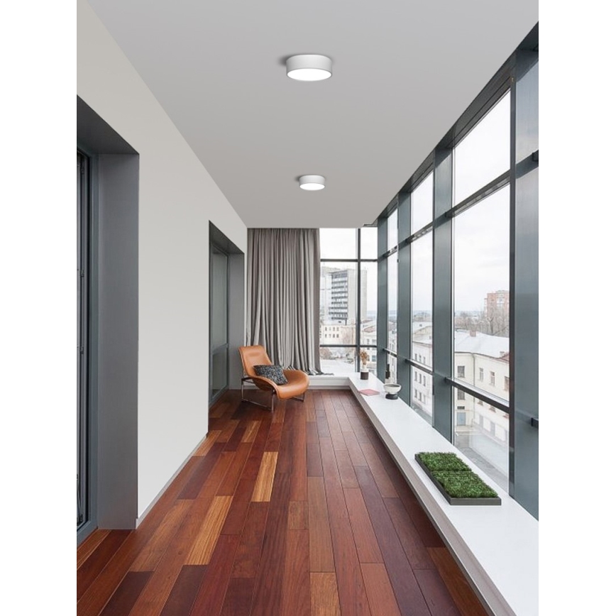 Immax NEO 07204L - Iluminação de teto LED com regulação RONDATE LED/18W/230V 3000-6000K branco Tuya + comando