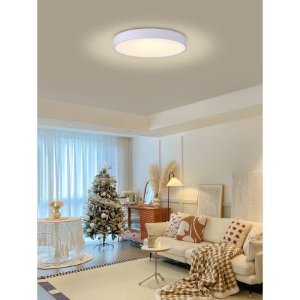 Immax NEO 07206L - Iluminação de teto LED com regulação RONDATE LED/53W/230V branco Tuya + controlo remoto