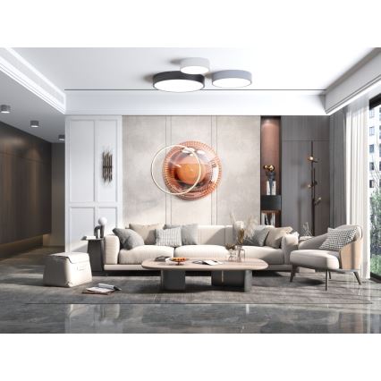 Immax NEO 07206L - Iluminação de teto LED com regulação RONDATE LED/53W/230V branco Tuya + controlo remoto