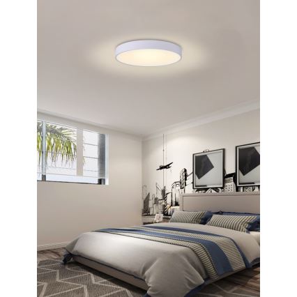 Immax NEO 07206L - Iluminação de teto LED com regulação RONDATE LED/53W/230V branco Tuya + controlo remoto