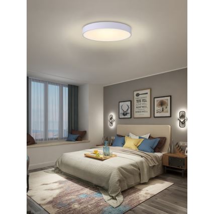 Immax NEO 07206L - Iluminação de teto LED com regulação RONDATE LED/53W/230V branco Tuya + controlo remoto