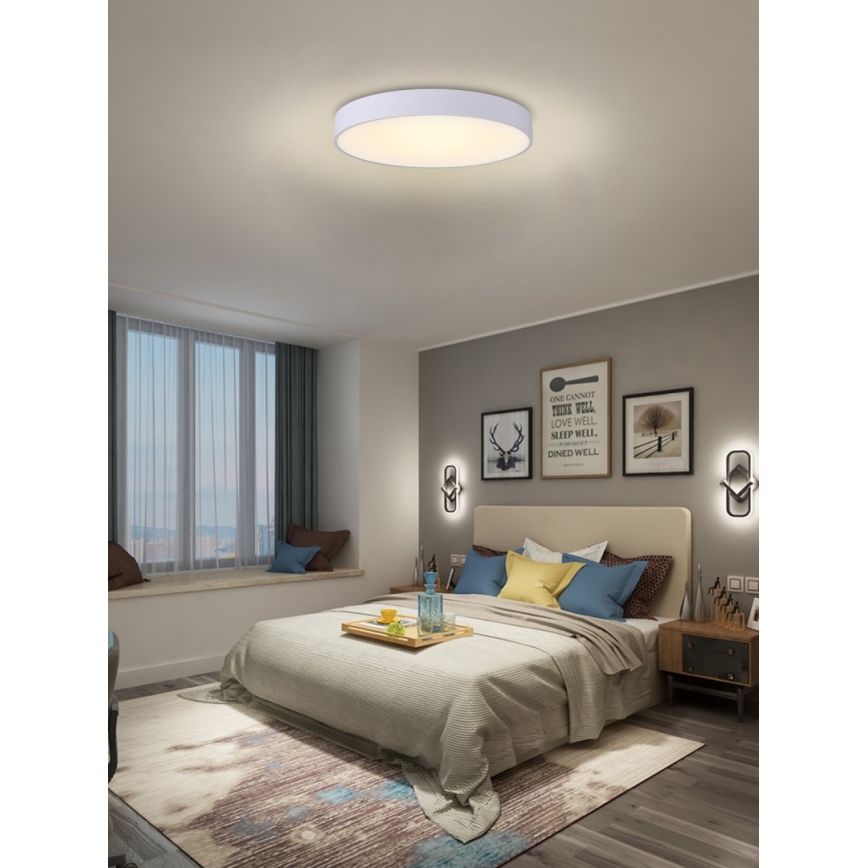 Immax NEO 07206L - Iluminação de teto LED com regulação RONDATE LED/53W/230V branco Tuya + controlo remoto