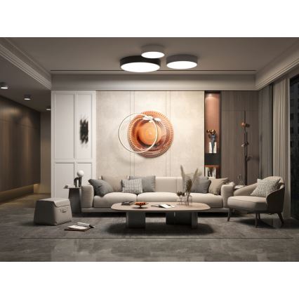 Immax NEO 07206L - Iluminação de teto LED com regulação RONDATE LED/53W/230V branco Tuya + controlo remoto