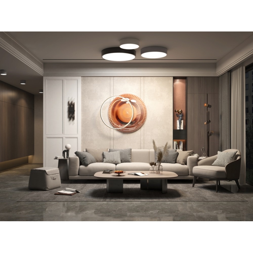 Immax NEO 07206L - Iluminação de teto LED com regulação RONDATE LED/53W/230V branco Tuya + controlo remoto