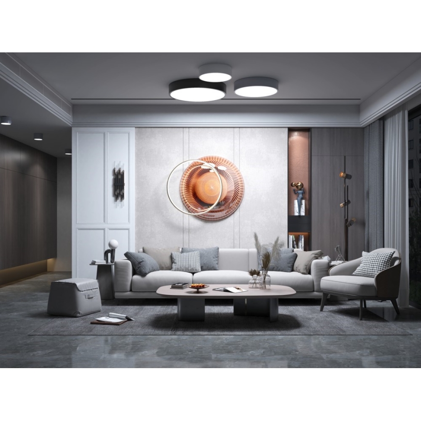 Immax NEO 07206L - Iluminação de teto LED com regulação RONDATE LED/53W/230V branco Tuya + controlo remoto