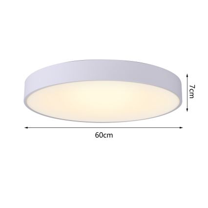 Immax NEO 07206L - Iluminação de teto LED com regulação RONDATE LED/53W/230V branco Tuya + controlo remoto