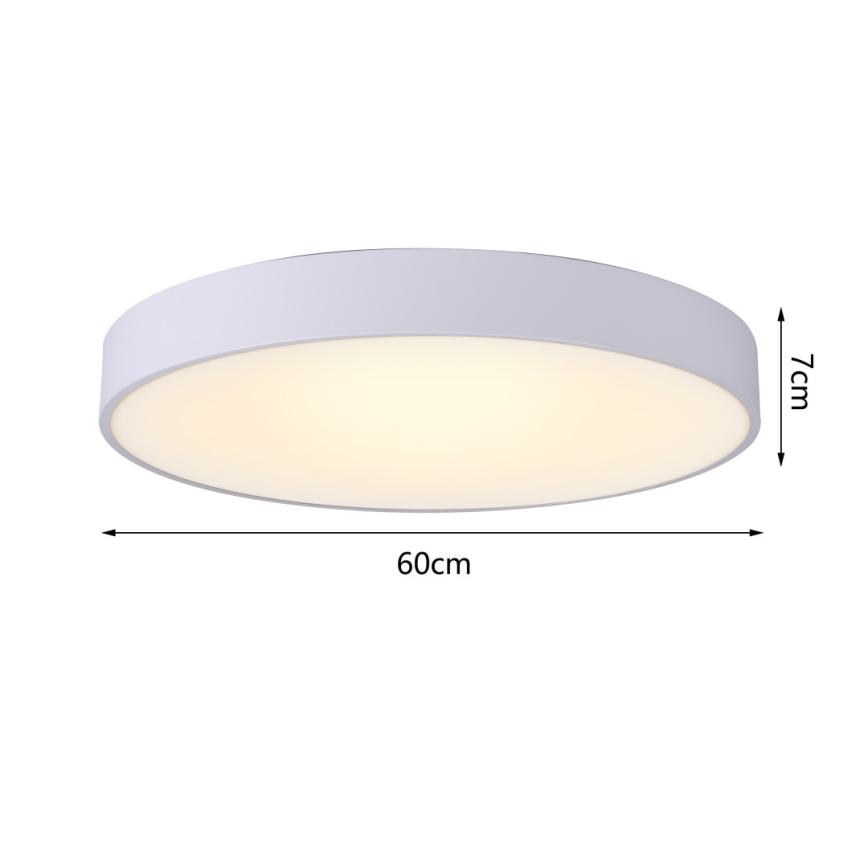 Immax NEO 07206L - Iluminação de teto LED com regulação RONDATE LED/53W/230V branco Tuya + controlo remoto