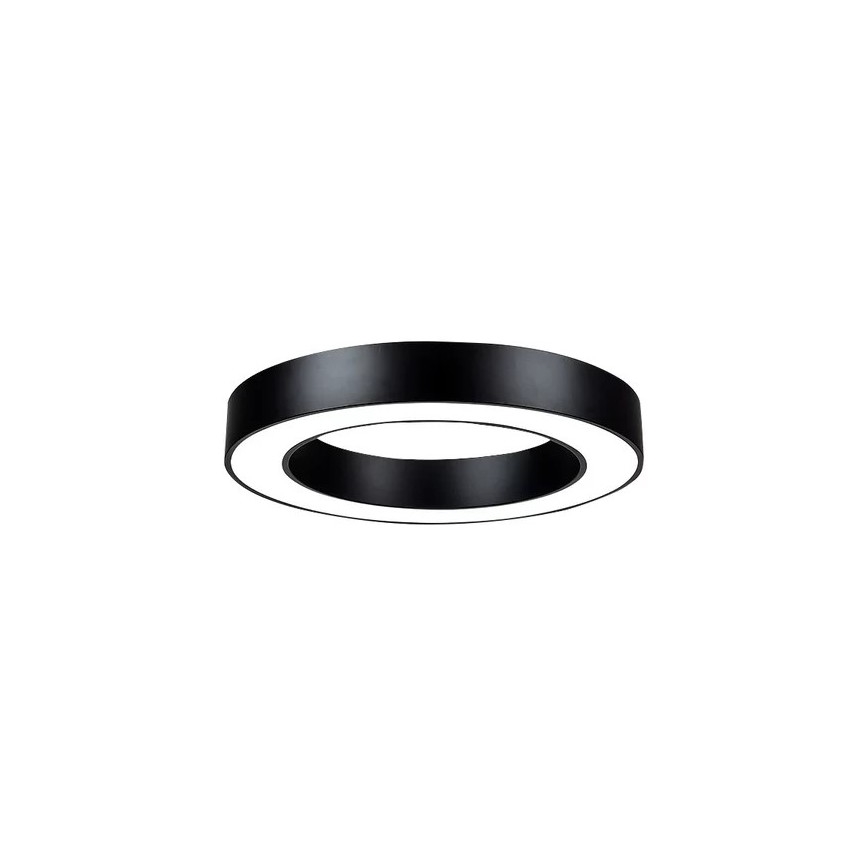 Immax NEO 07209L - Iluminação de teto LED com regulação PASTEL LED/53W/230V 60 cm preto Tuya + controlo remoto