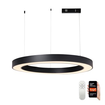Immax NEO 07211L - Candeeiro suspenso LED com regulação PASTEL LED/68W/230V 2700-6500K Tuya preto + comando