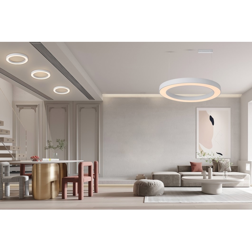 Immax NEO 07212L - Iluminação LED com regulação PASTEL LED/53W/230V branco Tuya + comando