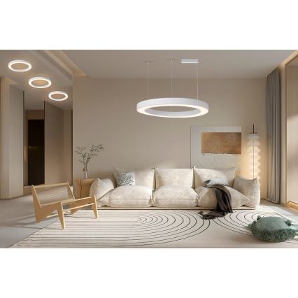 Immax NEO 07214L - Candeeiro suspenso LED com regulação PASTEL LED/68W/230V 2700-6500K branco 95 cm Tuya + comando