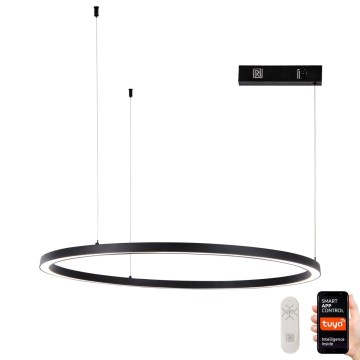 Immax NEO 07215L - Candelabro suspenso LED com regulação FINO LED/60W/230V 80 cm preto Tuya + controlo remoto