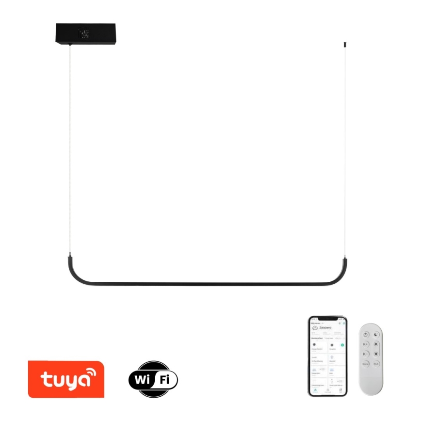 Immax NEO 07221L - Candelabro suspenso LED com regulação NEO LITE PATTINI LED/26W/230V 2700-6500K Wi-Fi Tuya + controlo remoto