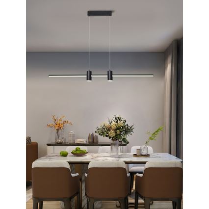 Immax NEO 07230L - Candelabro suspenso LED com regulação NEO LITE ESTRELAS LED/30W/230V 2700-6500K Wi-Fi Tuya + controlo remoto