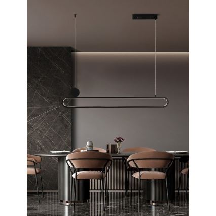 Immax NEO 07231L - Candelabro suspenso LED com regulação NEO LITE OVALE LED/50W/230V 2700-6500K Wi-Fi Tuya + controlo remoto