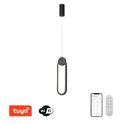 Immax NEO 07232L - Candelabro suspenso LED com regulação NEO LITE OVALE LED/22W/230V 2700-6500K Wi-Fi Tuya + controlo remoto