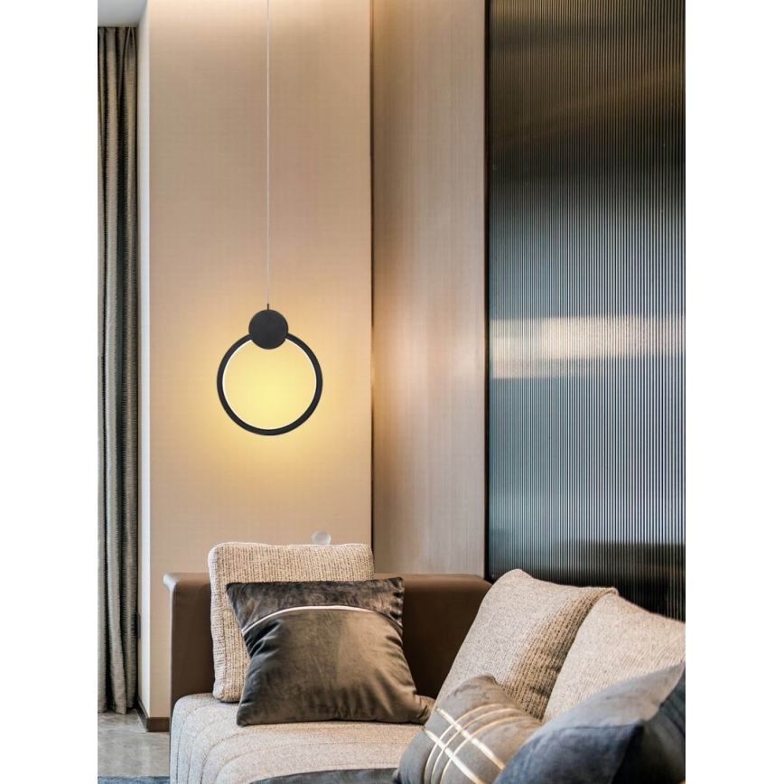 Immax NEO 07233L - Candelabro suspenso LED com regulação NEO LITE OVALE LED/18W/230V Wi-Fi Tuya 2700-6500K + controlo remoto