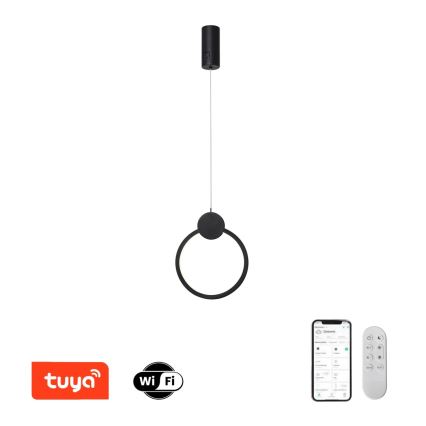 Immax NEO 07233L - Candelabro suspenso LED com regulação NEO LITE OVALE LED/18W/230V Wi-Fi Tuya 2700-6500K + controlo remoto