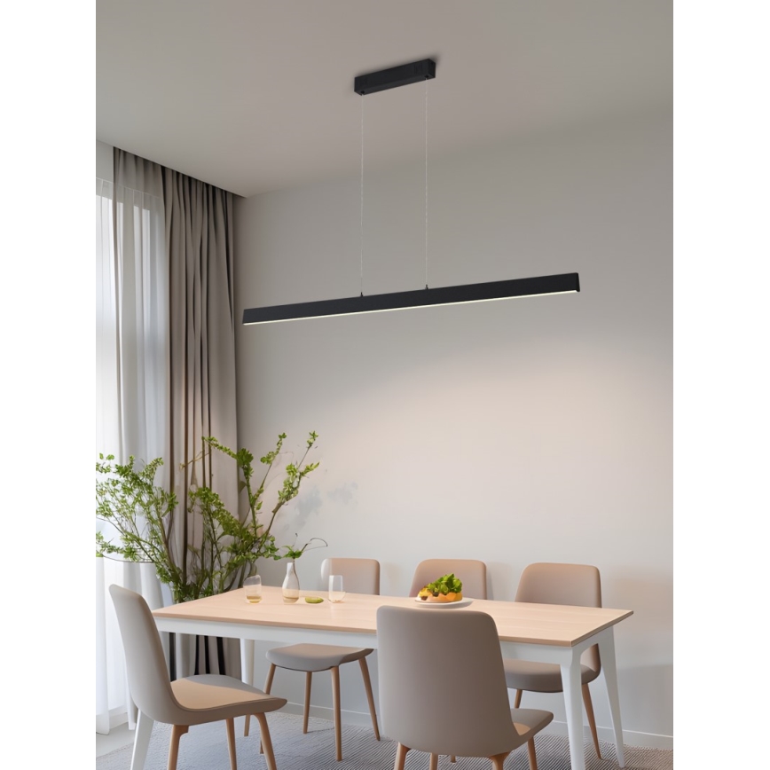 Immax NEO 07234L - Candelabro suspenso LED com regulação NEO LITE TRIANGOLO LED/28W/230V Wi-Fi Tuya 2700-6500K + controlo remoto