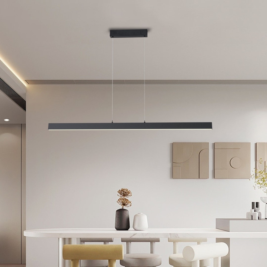 Immax NEO 07234L - Candelabro suspenso LED com regulação NEO LITE TRIANGOLO LED/28W/230V Wi-Fi Tuya 2700-6500K + controlo remoto