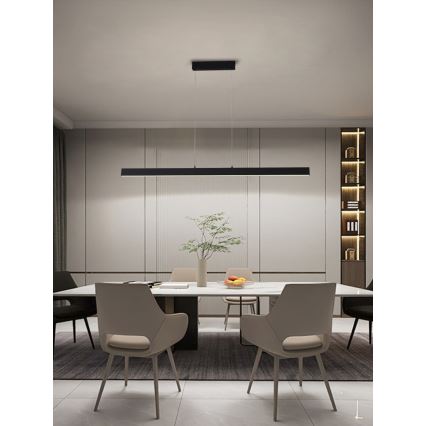 Immax NEO 07234L - Candelabro suspenso LED com regulação NEO LITE TRIANGOLO LED/28W/230V Wi-Fi Tuya 2700-6500K + controlo remoto