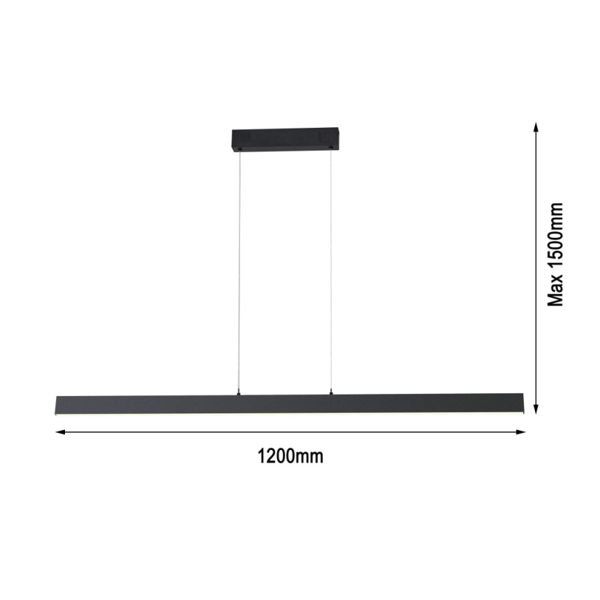 Immax NEO 07234L - Candelabro suspenso LED com regulação NEO LITE TRIANGOLO LED/28W/230V Wi-Fi Tuya 2700-6500K + controlo remoto
