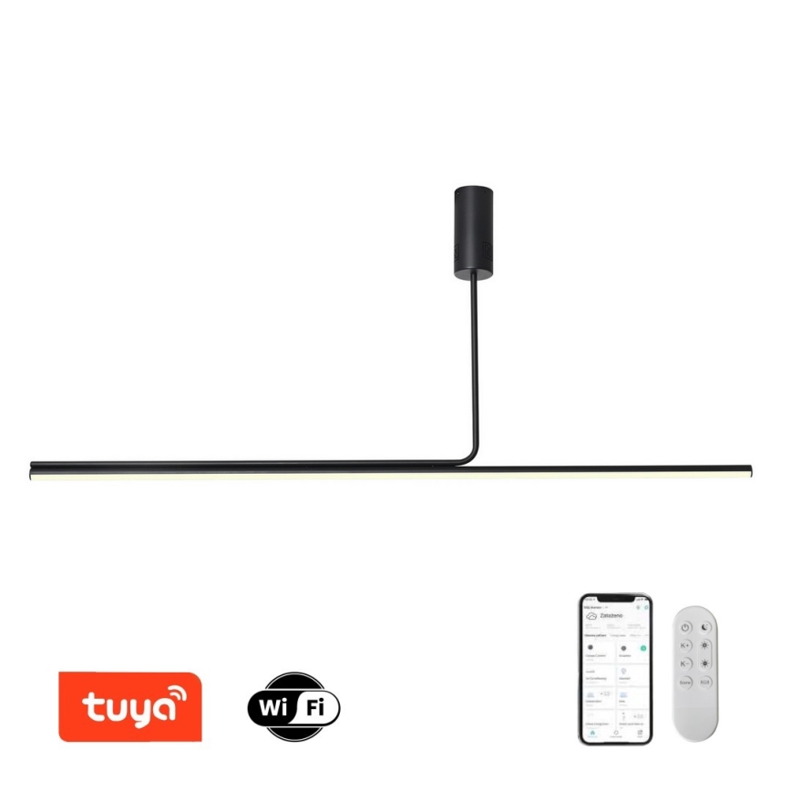 Immax NEO 07235L - Candelabro suspenso LED com regulação NEO LITE ASTA LED/28W/230V Wi-Fi Tuya 2700-6500K + controlo remoto