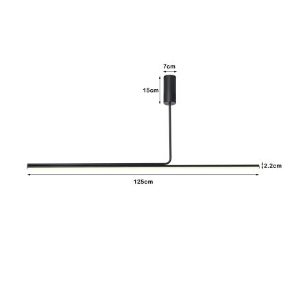 Immax NEO 07235L - Candelabro suspenso LED com regulação NEO LITE ASTA LED/28W/230V Wi-Fi Tuya 2700-6500K + controlo remoto