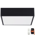 Immax NEO 07237L - Luminária de teto LED regulável CANTO LED/22W/230V preta Tuya + controlo remoto