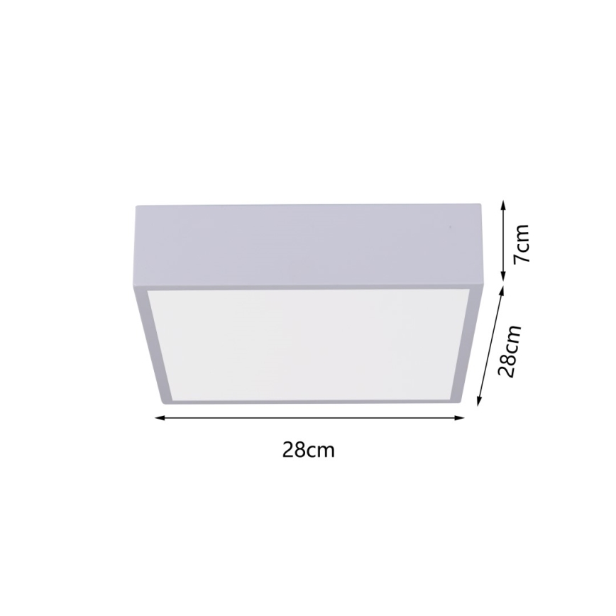 Immax NEO 07238L - Iluminação de teto LED com regulação CANTO LED/22W/230V branco Tuya + controlo remoto