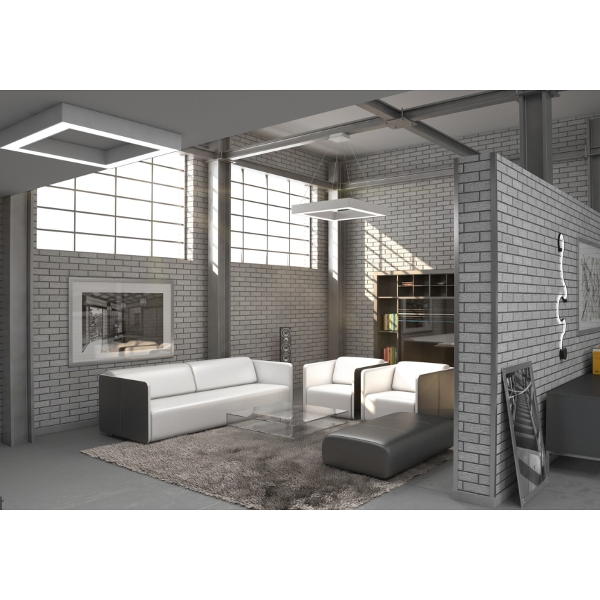Immax NEO 07240L - Iluminação de teto LED com regulação CANTO LED/60W/230V 2700-6500K Tuya branco
