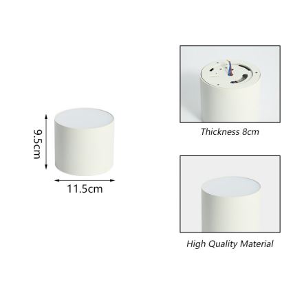 Immax NEO 07241L - Iluminação de teto LED com regulação RONDATE LED/18W/230V 11,5cm Wi-Fi Tuya