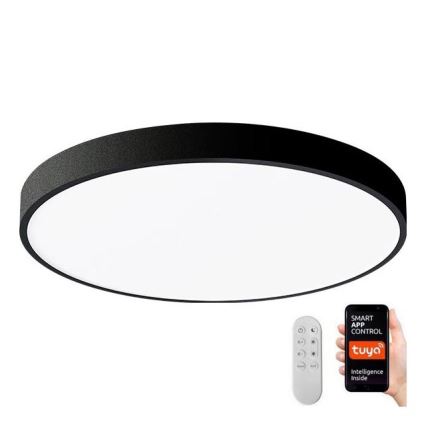 Immax NEO 07248L - Iluminação de teto LED com regulação NEO LITE SEMPLICI LED/36W/230V 3000-6000K Wi-Fi Tuya preto + comando