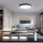 Immax NEO 07249L - Iluminação de teto LED com regulação NEO LITE SEMPLICI LED/48W/230V 3000-6000K Wi-Fi Tuya preto + comando
