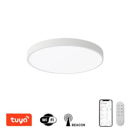 Immax NEO 07251L - Iluminação de teto LED com regulação NEO LITE SEMPLICI LED/36W/230V 3000-6000K Wi-Fi Tuya branco + comando