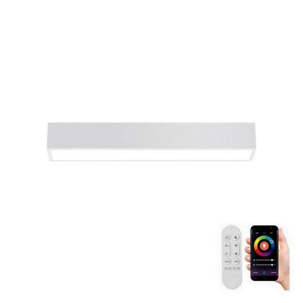 Immax NEO 07257L - Iluminação de teto LED com regulação NEO LITE LUNGO LED/20W/230V 3000-6000K Wi-Fi Tuya branco + comando