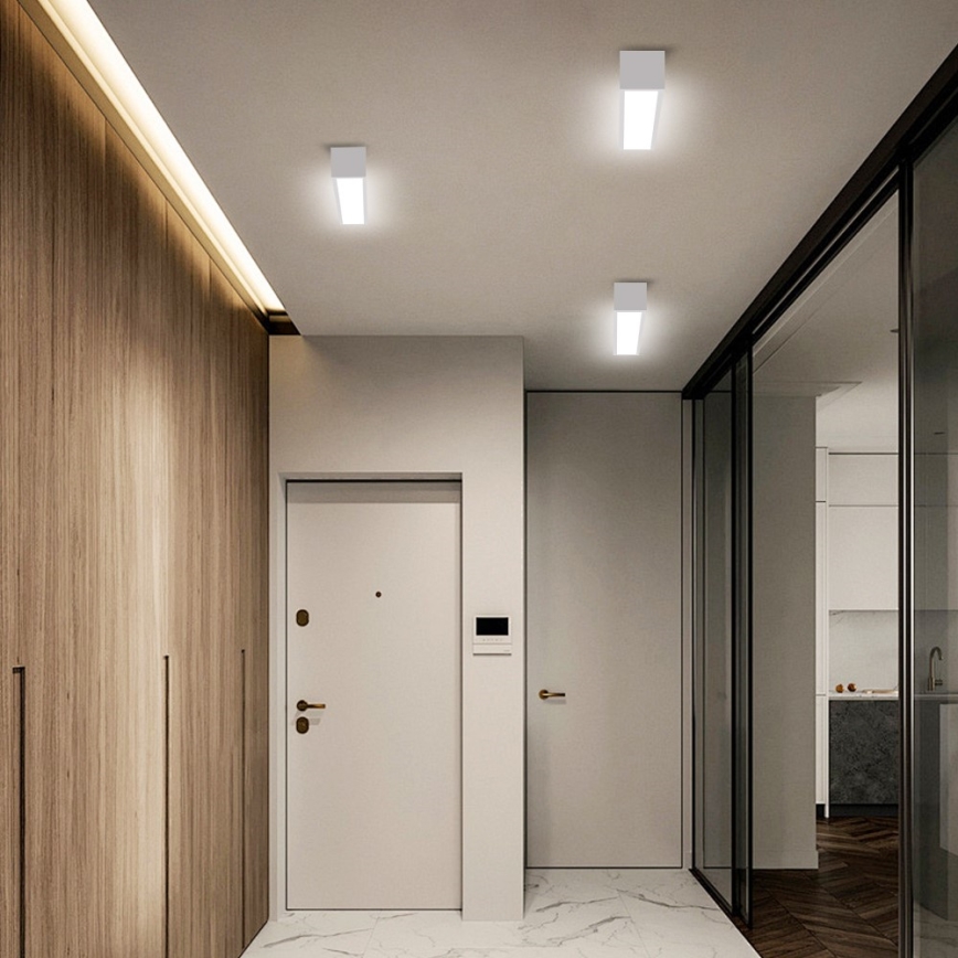 Immax NEO 07257L - Iluminação de teto LED com regulação NEO LITE LUNGO LED/20W/230V 3000-6000K Wi-Fi Tuya branco + comando