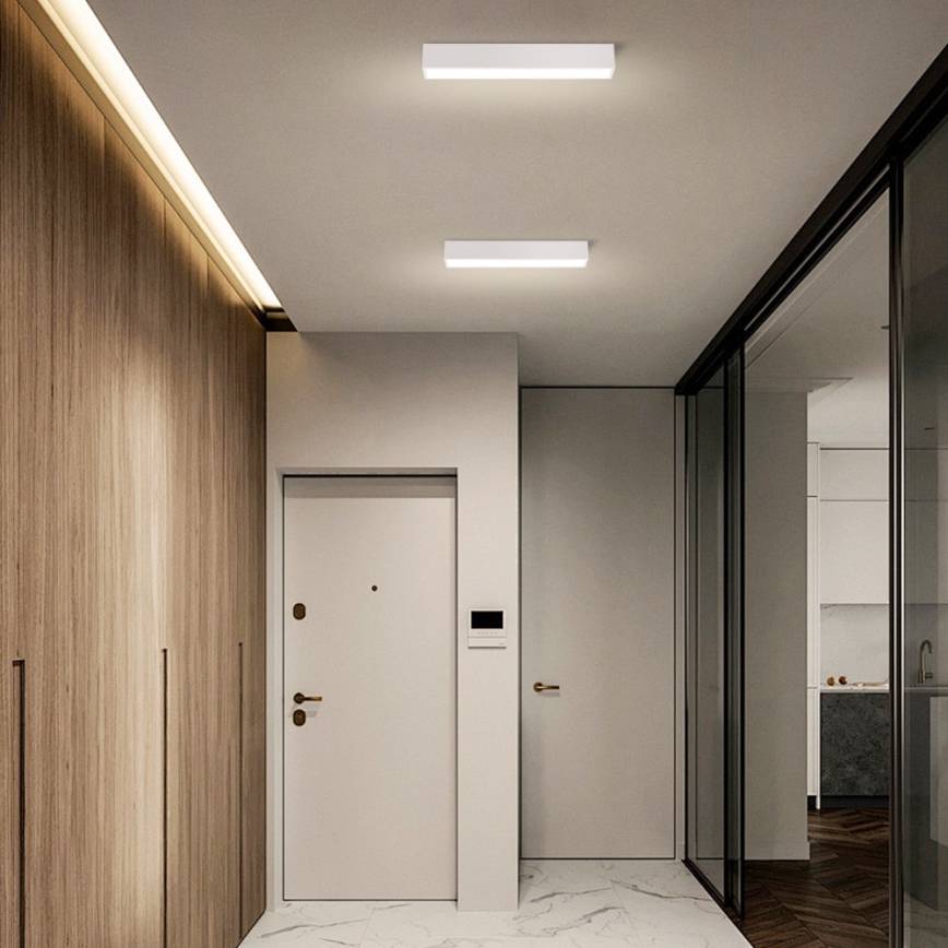 Immax NEO 07257L - Iluminação de teto LED com regulação NEO LITE LUNGO LED/20W/230V 3000-6000K Wi-Fi Tuya branco + comando