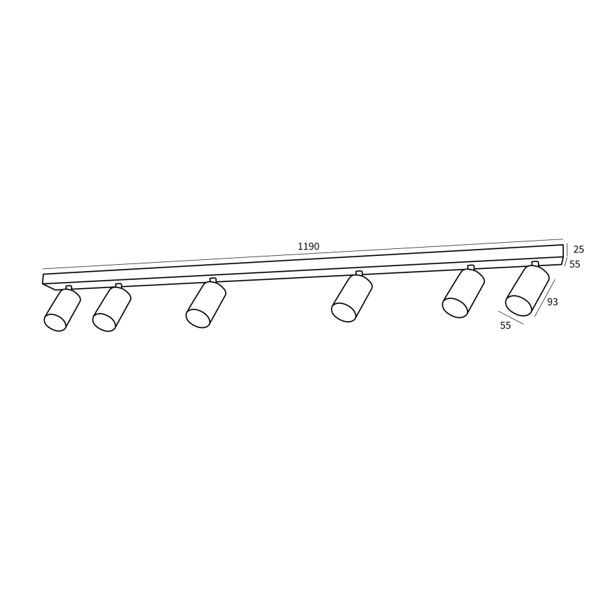 Immax NEO 07268W - LED RGB+CCT Foco com regulação NEO LITE PUNTO 6xGU10/6W/230V Wi-Fi Tuya