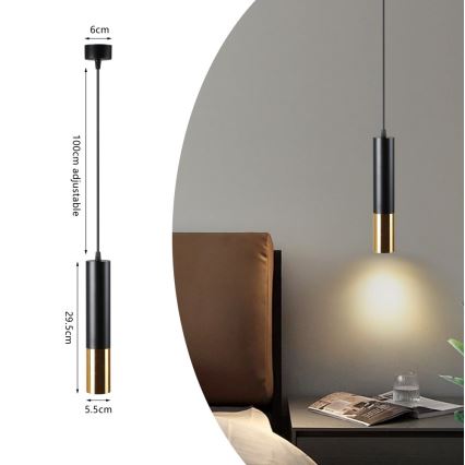 Immax NEO 07273Z - Candeeiro suspenso LED RGB+CCT com regulação NEO PUNTO 1xGU10/4,8W/230V Tuya