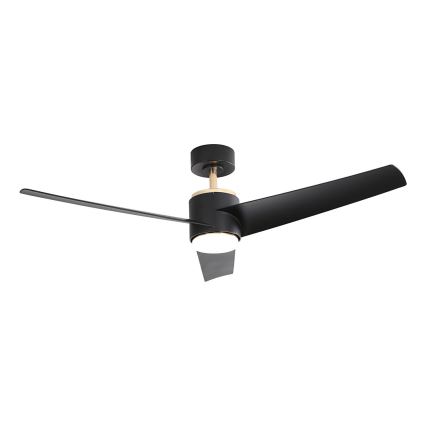 Immax NEO 07280L - Ventoinha de teto LED BEAUTY LED/18W/230V Wi-Fi Tuya preto diâmetro 132 cm + comando