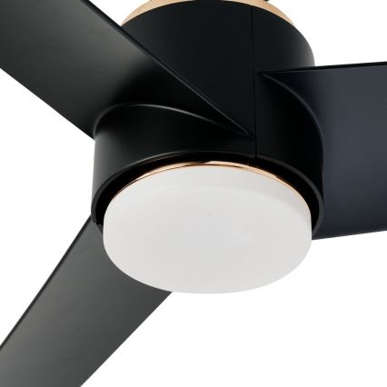 Immax NEO 07280L - Ventoinha de teto LED com regulação BEAUTY LED/18W/230V Wi-Fi Tuya preto + comando