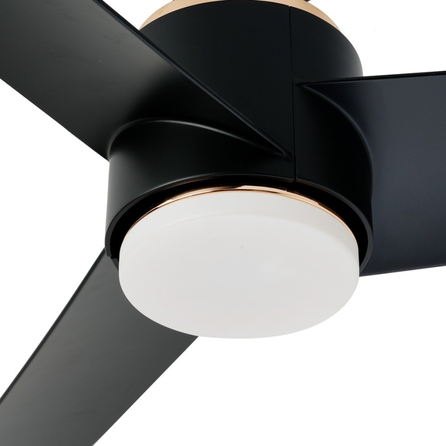 Immax NEO 07280L - Ventoinha de teto LED com regulação BEAUTY LED/18W/230V Wi-Fi Tuya preto + comando