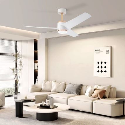 Immax NEO 07281L - Ventilador de tecto regulável LED+CCT BEAUTY LED/18W/230V 3000/4000/6000K Wi‑Fi Tuya + controlo remoto