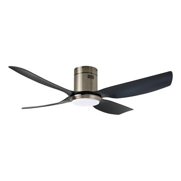 Immax NEO 07282L - Ventilador de teto dimmerizável PURE LED/24W/230V 3000/4000/6000K Wi-Fi Tuya + controlo remoto
