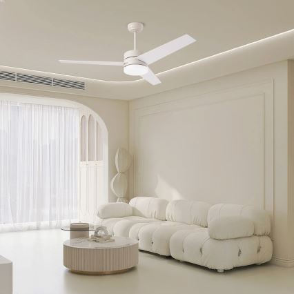 Immax NEO 07284L - Ventilador de tecto dimerizável LED+CCT VARIABLE LED/24W/230V 3000/4000/6000K Wi-Fi Tuya + controlo remoto
