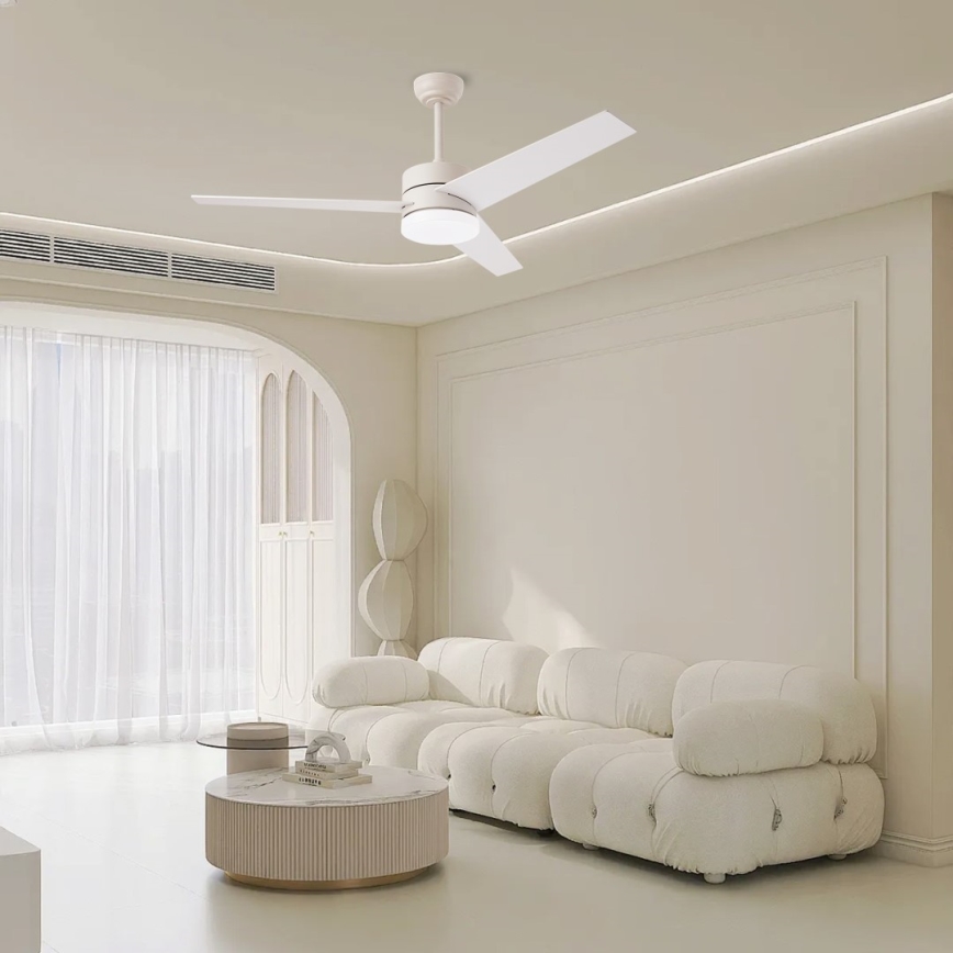 Immax NEO 07284L - Ventilador de tecto dimerizável LED+CCT VARIABLE LED/24W/230V 3000/4000/6000K Wi-Fi Tuya + controlo remoto