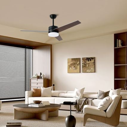 Immax NEO 07285L - Ventilador de teto dimerizável LED CCT VARIABLE LED/24W/230V 3000/4000/6000K Wi‑Fi Tuya + controlo remoto