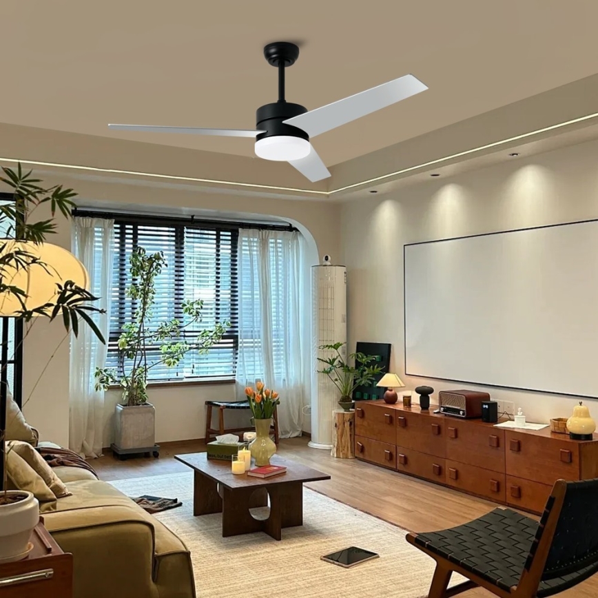 Immax NEO 07285L - Ventilador de teto dimerizável LED CCT VARIABLE LED/24W/230V 3000/4000/6000K Wi‑Fi Tuya + controlo remoto