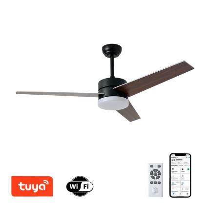 Immax NEO 07285L - Ventilador de teto dimerizável LED CCT VARIABLE LED/24W/230V 3000/4000/6000K Wi‑Fi Tuya + controlo remoto